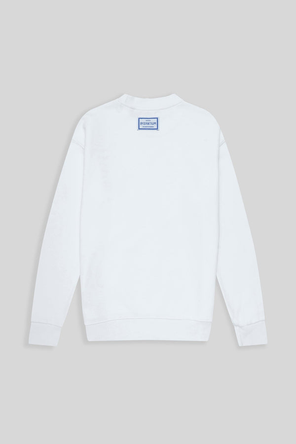 petra sweatshirt white - soloio