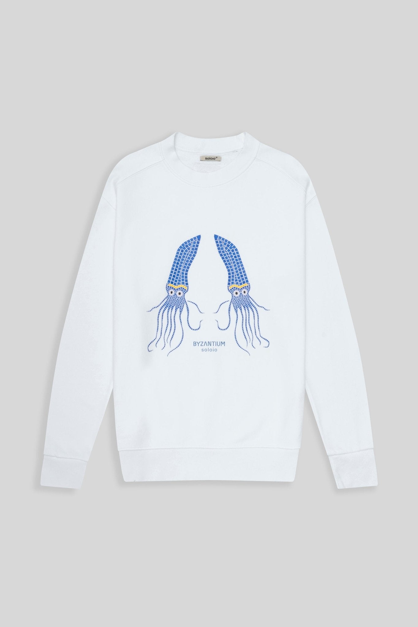 petra sweatshirt white - soloio