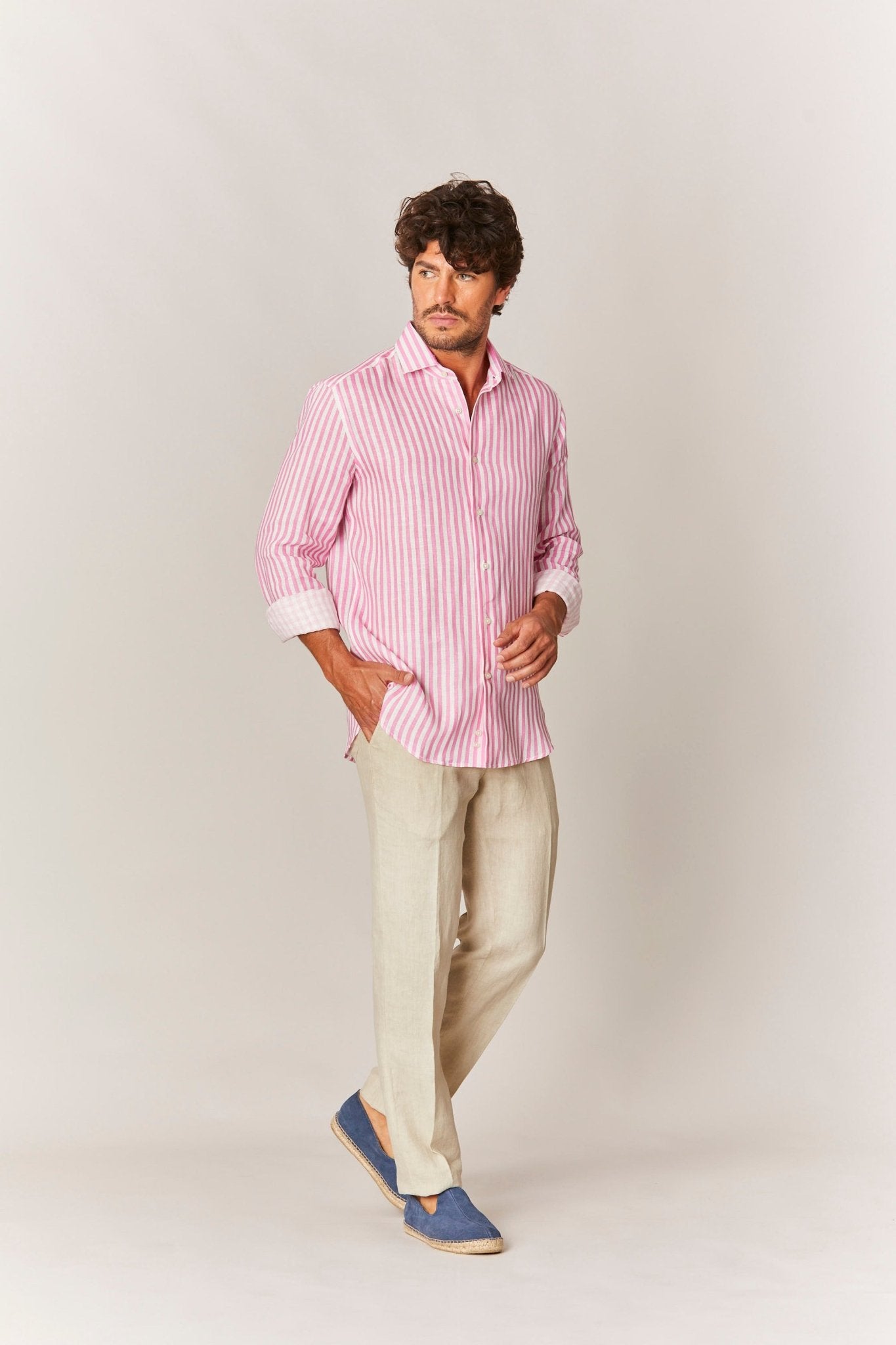 pink giorgio shirt - soloio