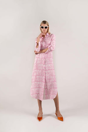 Pink letter dress - soloio