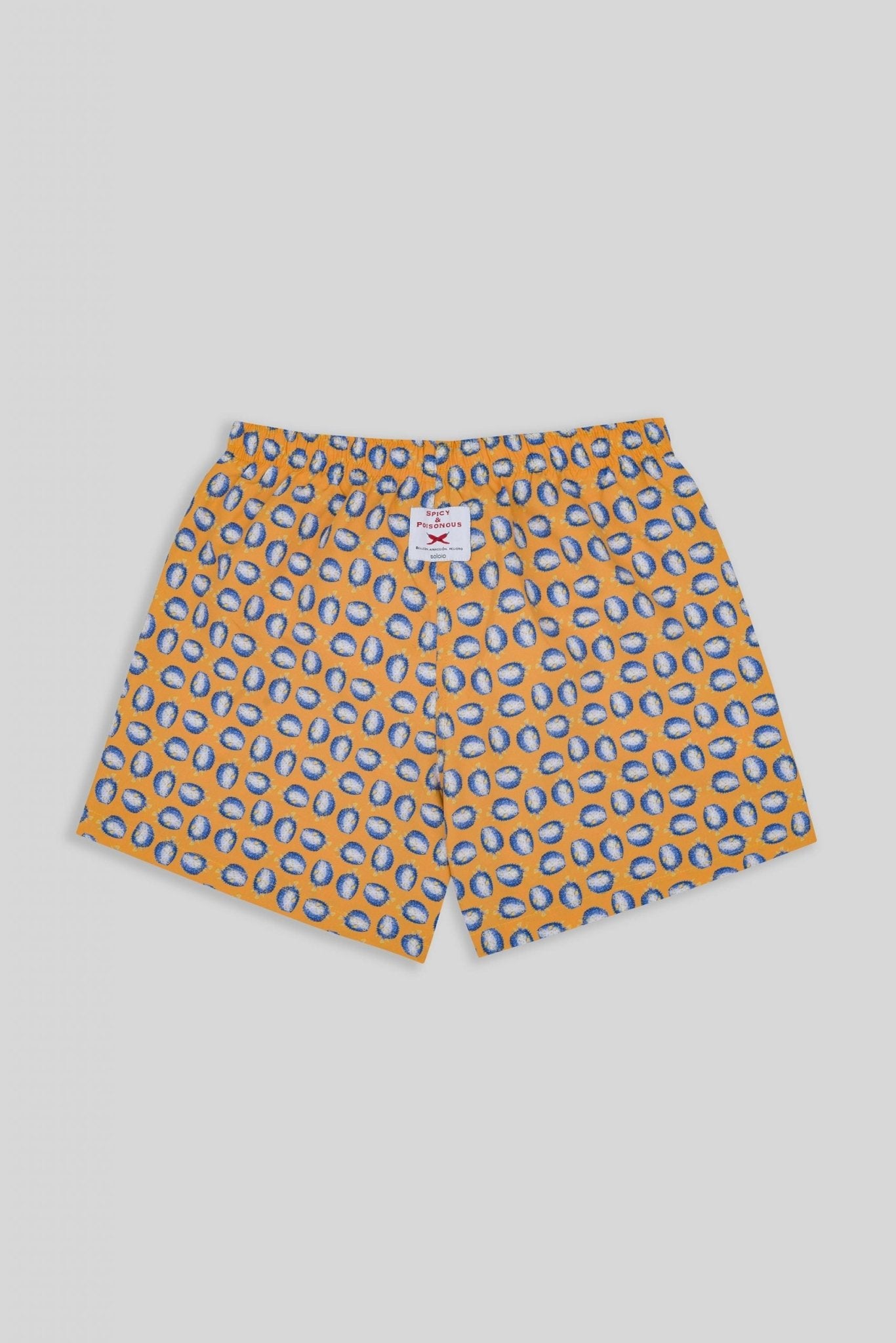 puffer fish orange swimsuit - soloio