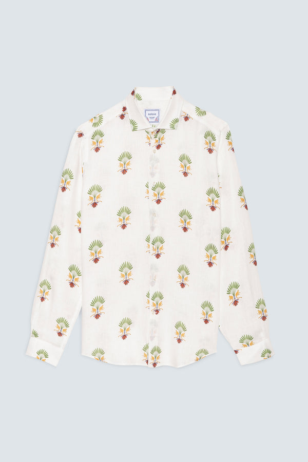 camisa lino maymun