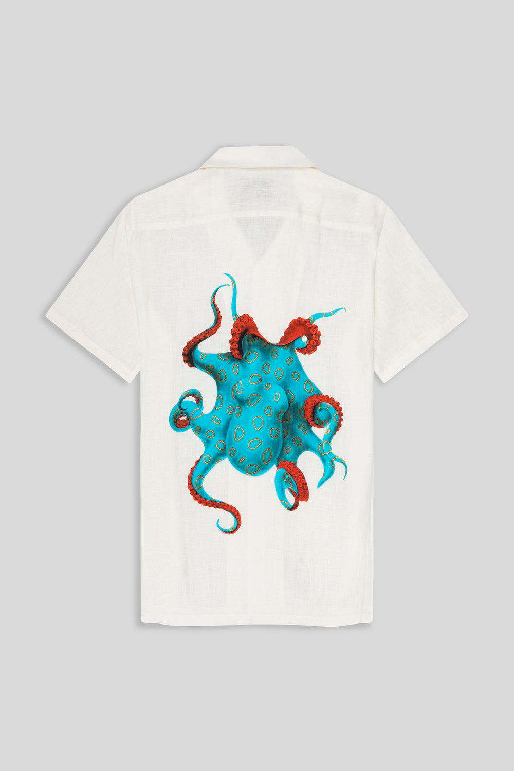 turquoise octopus shirt - soloio