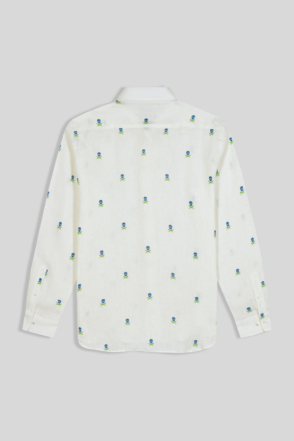 linen shirt with separate pepper crosses s&p ml lichen