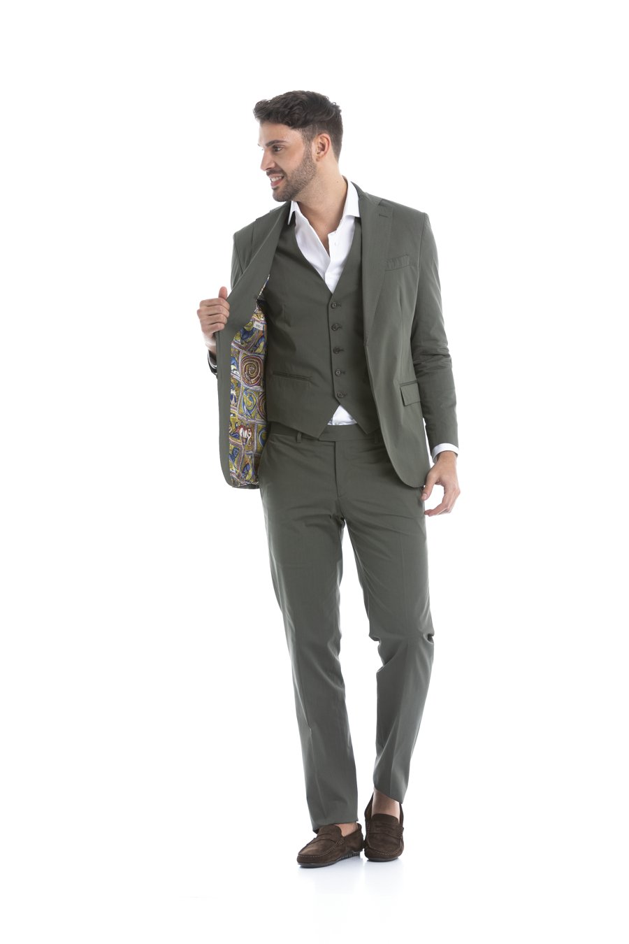 salerno blazer olive green - soloio