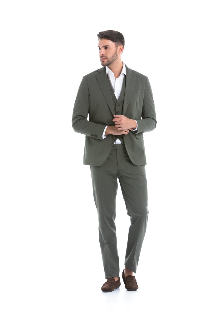 salerno blazer olive green - soloio