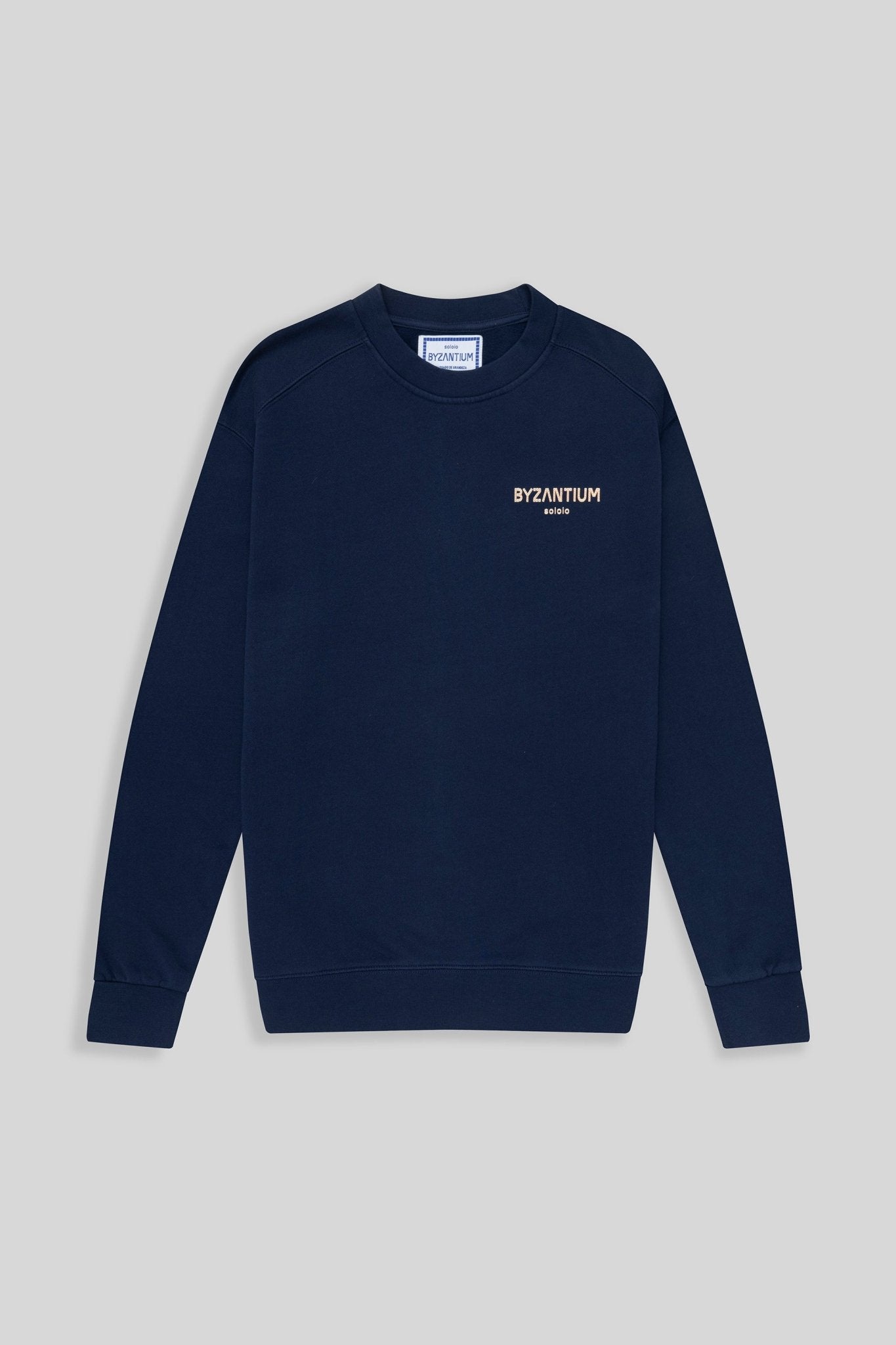 san vitale sweatshirt navy - soloio