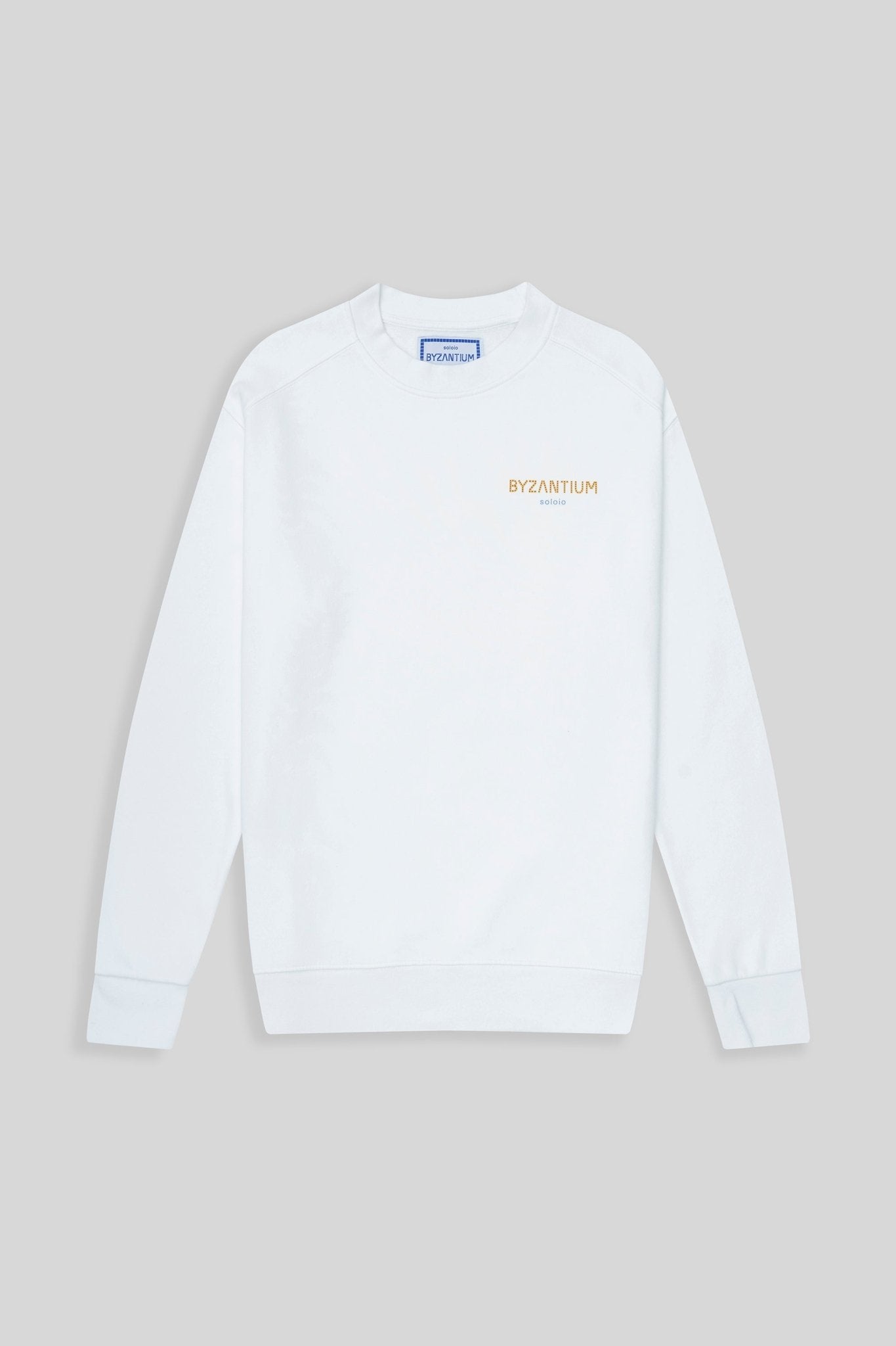 san vitale sweatshirt white - soloio