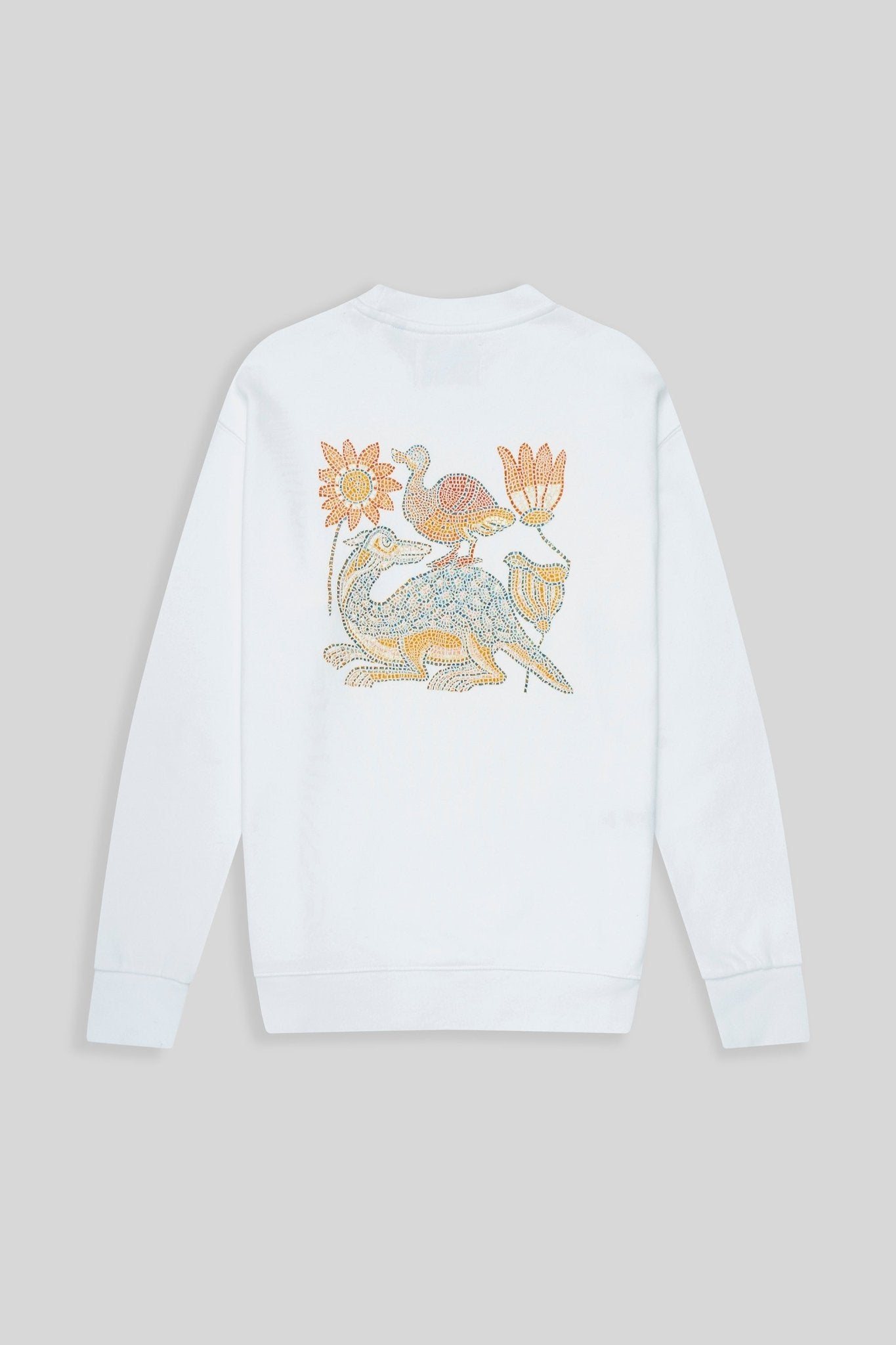 san vitale sweatshirt white - soloio