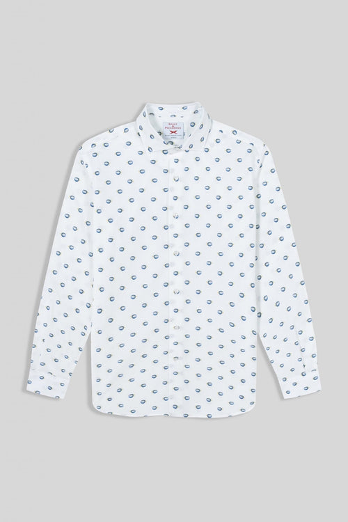 separated puffer fish cotton shirt