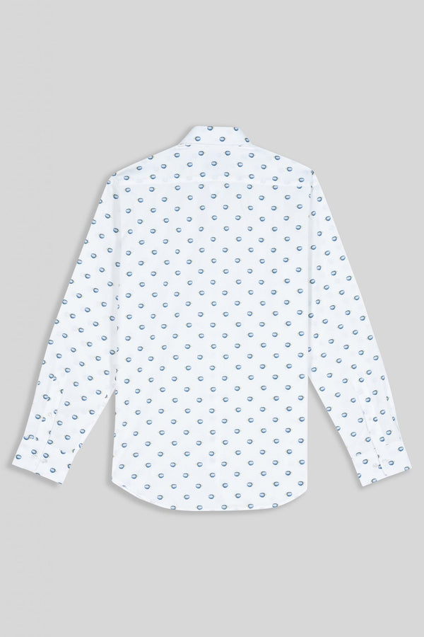 separated puffer fish cotton shirt - soloio