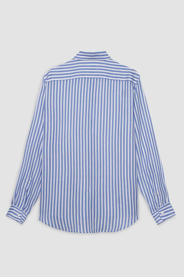 sky blue stripes shirt - soloio