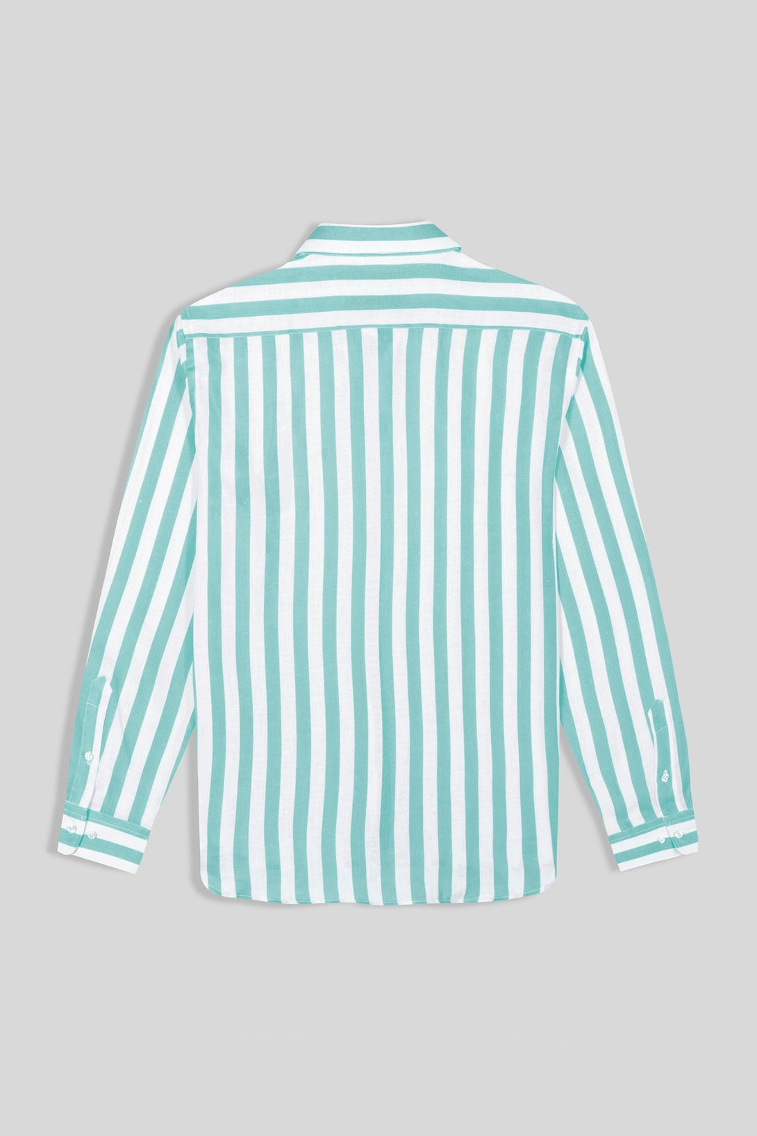 sky striped linen shirt - soloio