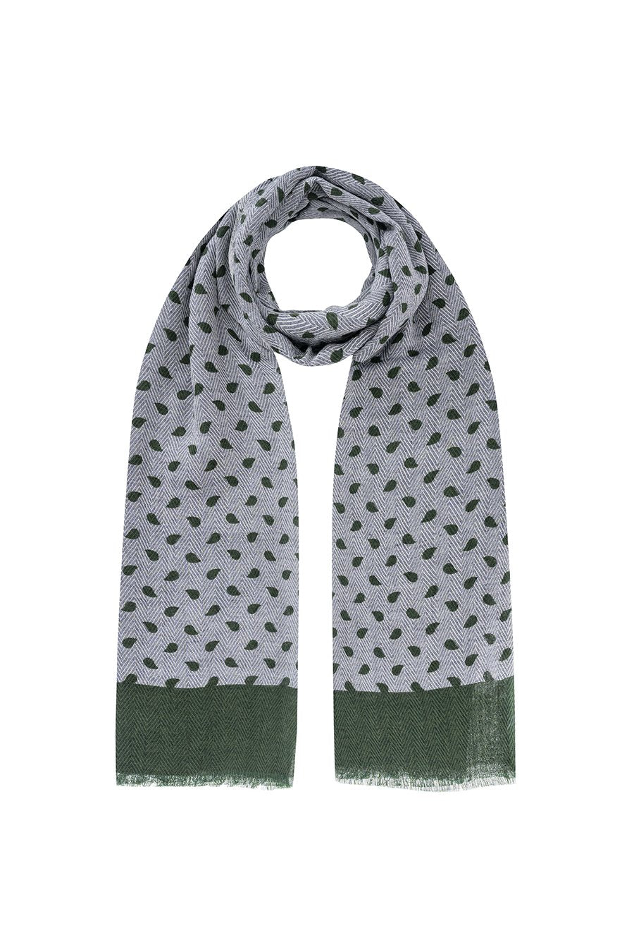 small amoeba scarf green - soloio