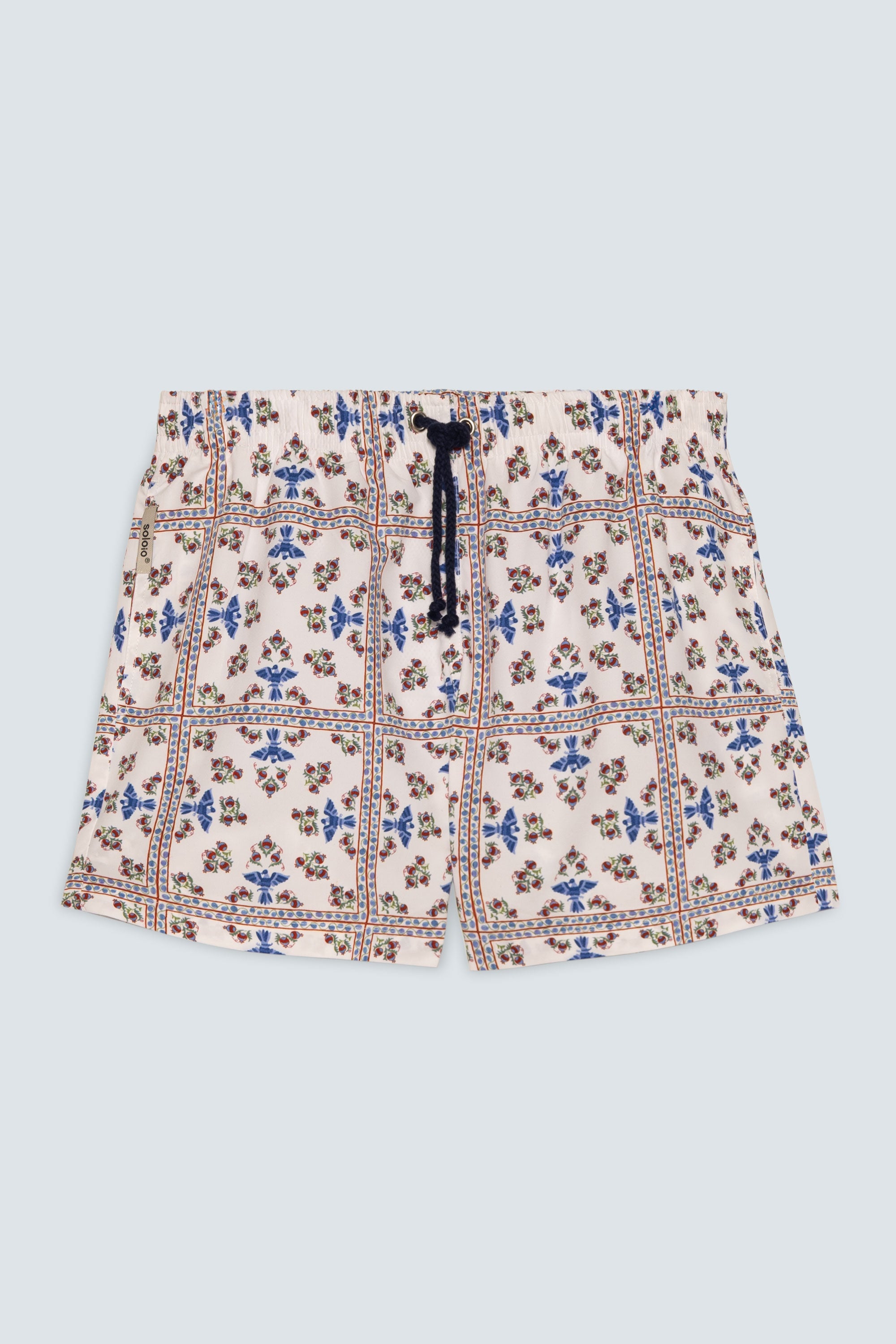 bonta white swim trunk