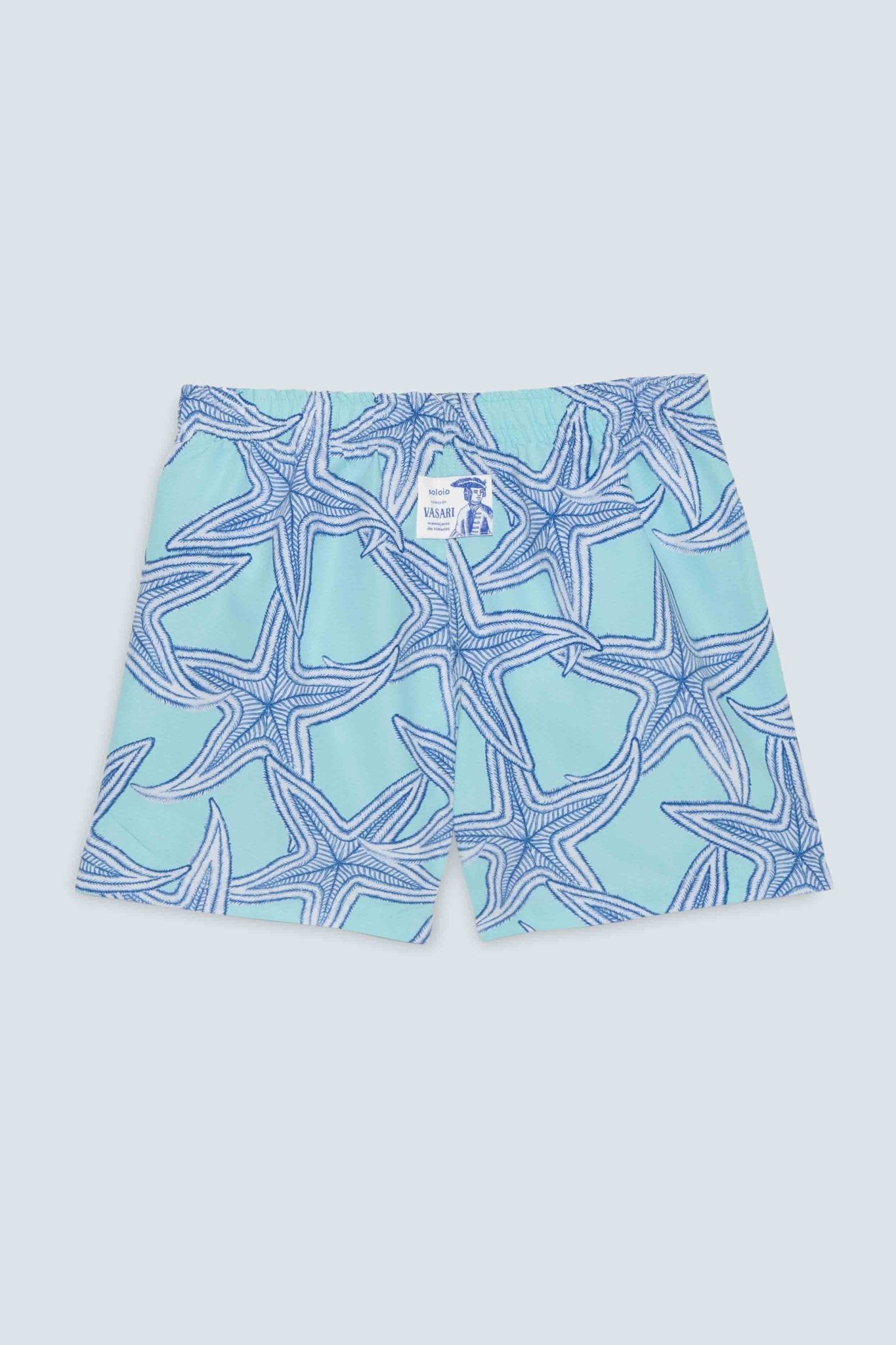 swimsuit turquoise star - soloio