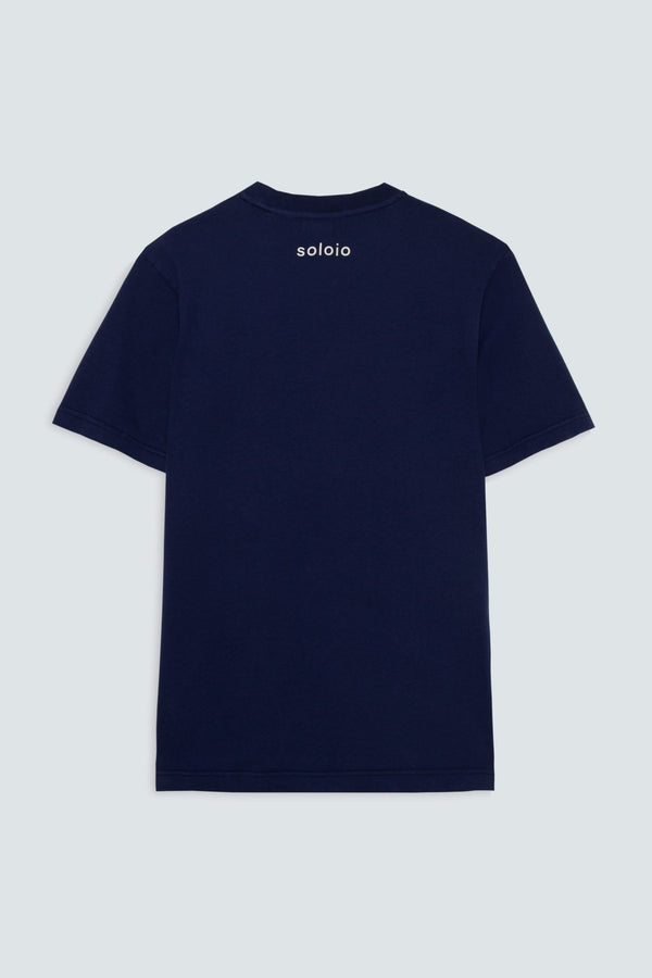 t-shirt navy giorgio - soloio