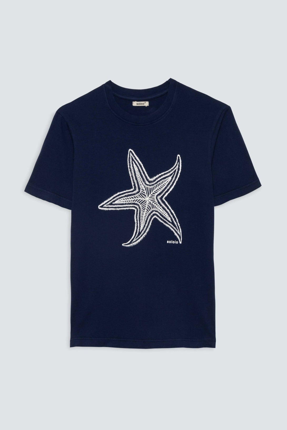 t-shirt navy star - soloio