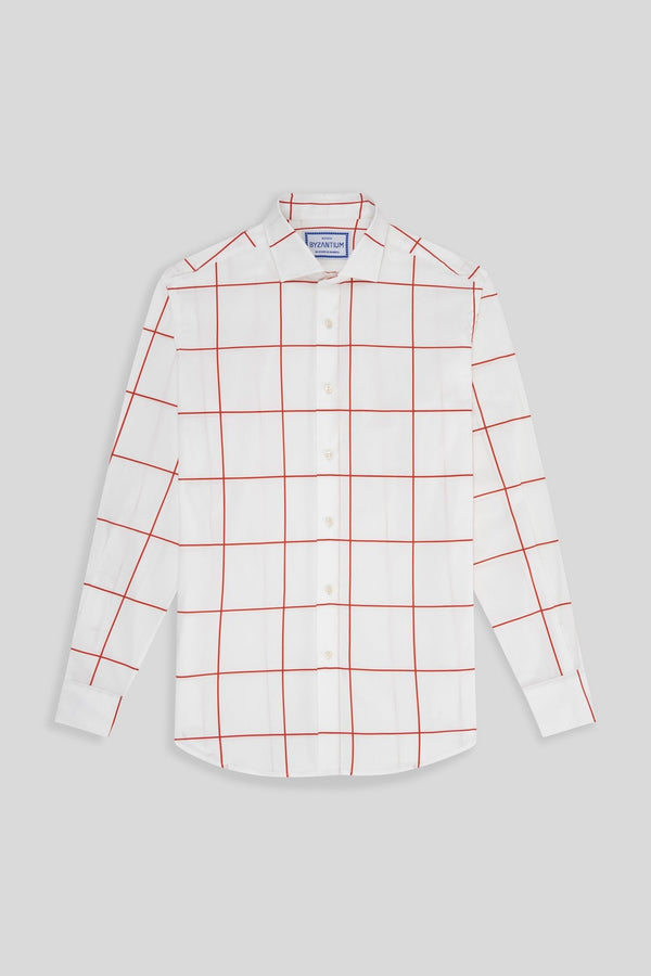 teselas cotton shirt red - soloio