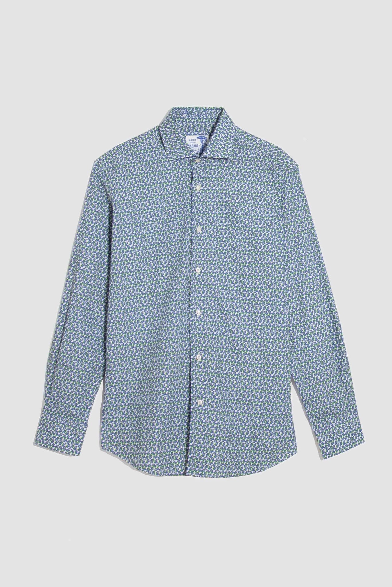 dürer cotton shirt navy - soloio