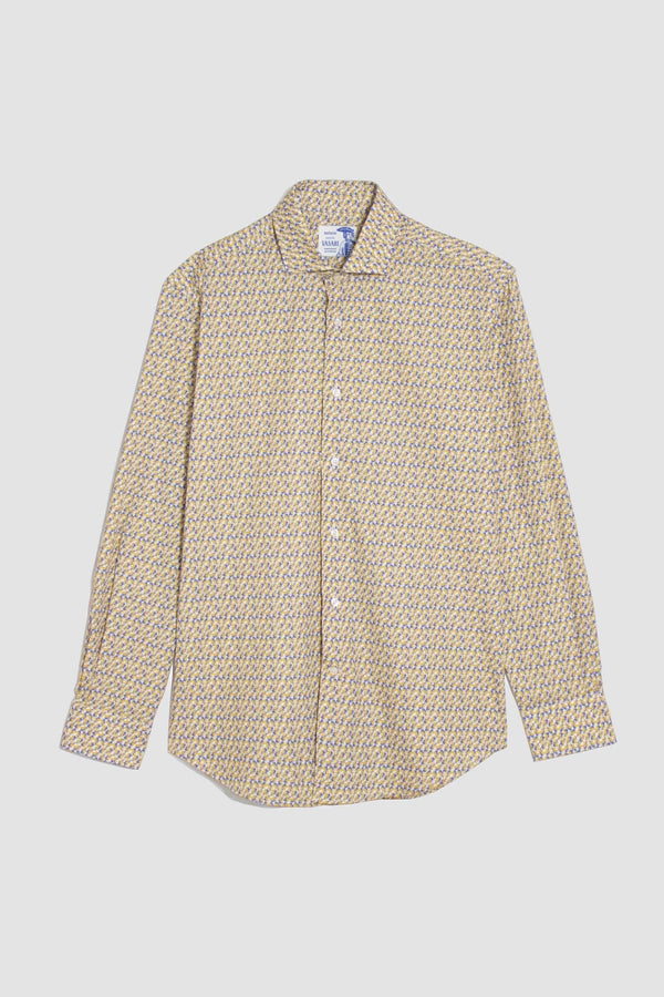 camisa de algodón dürer amarilla