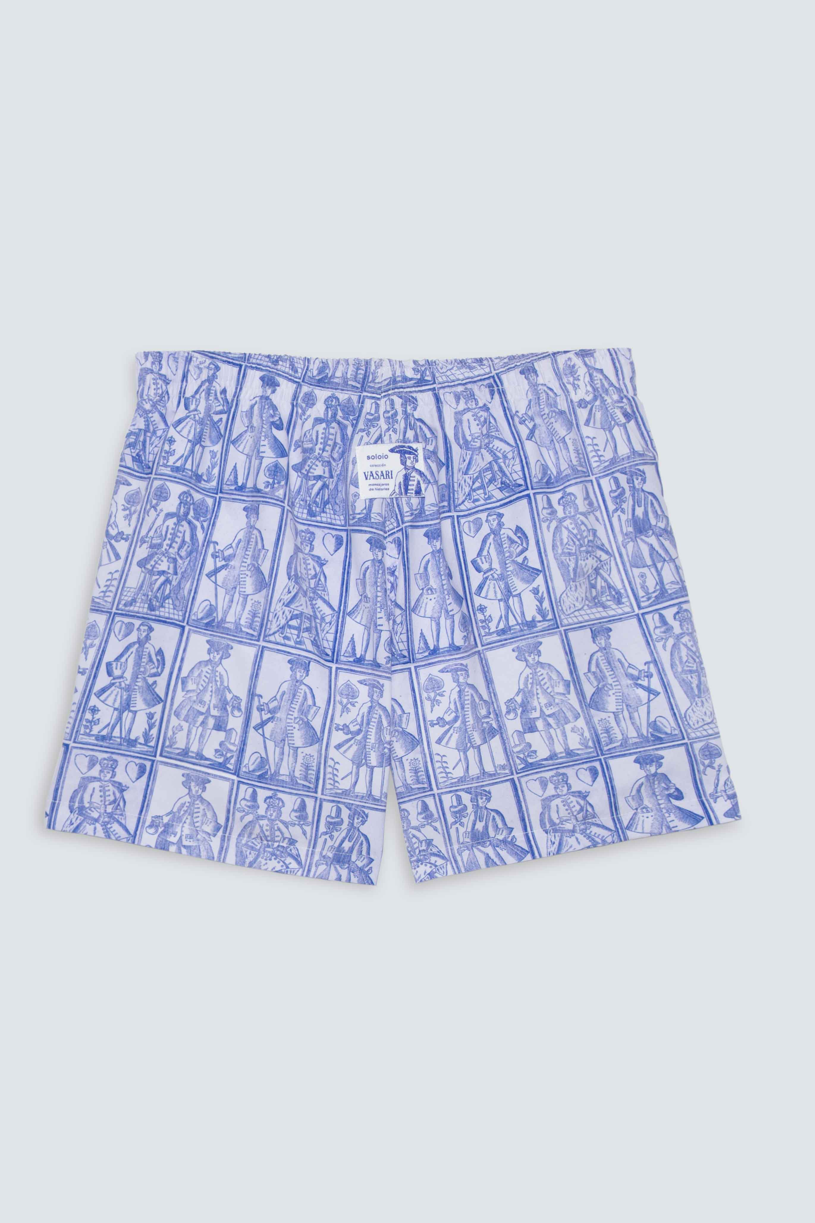 swim trunk blue cards
