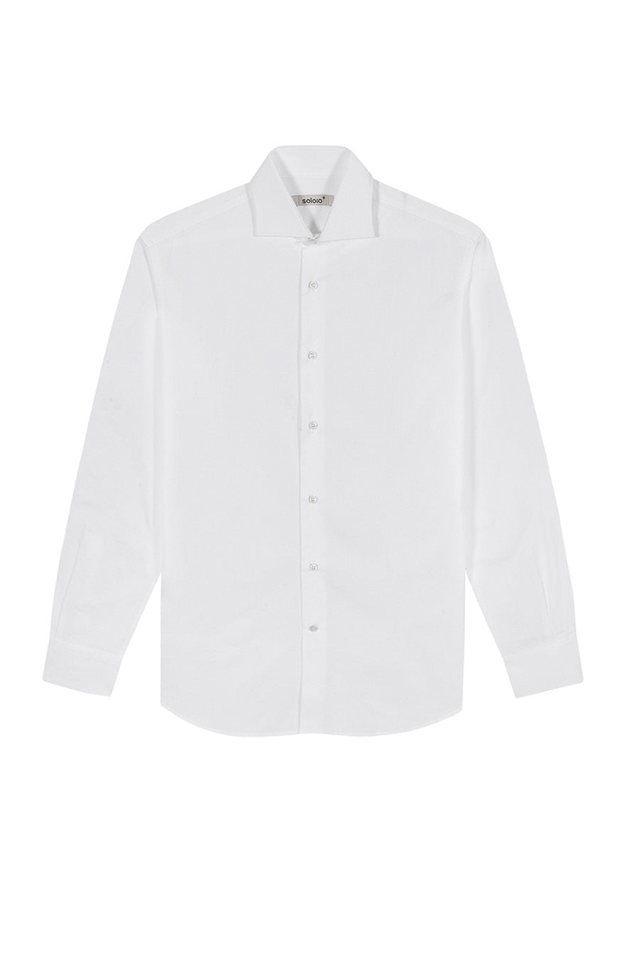 white cotton shirt - soloio