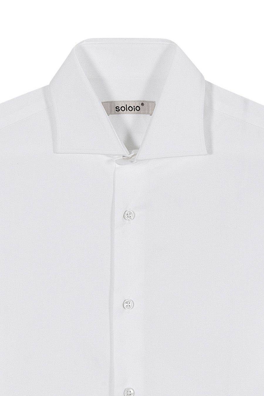 white cotton shirt - soloio