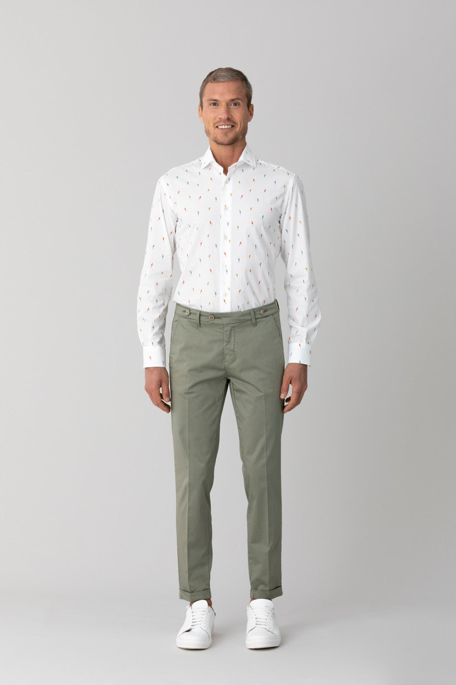 military green mauro pants - soloio