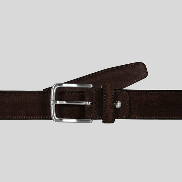 cinturón de costra marrón oscuro
