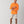 orange basic linen shirt ml